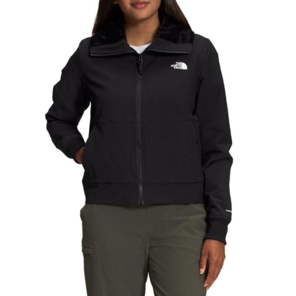 The North Face Women's TNF Black Shelbe Raschel Bomber Jacket Size M